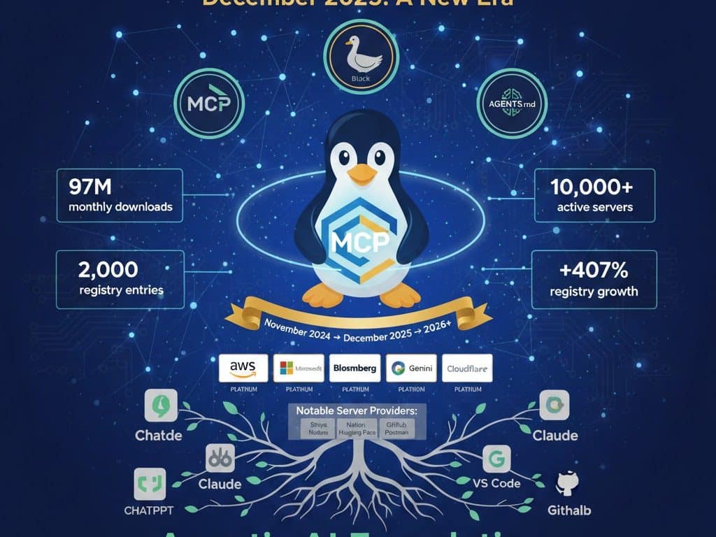 Veille Technologique MCP – Semaine 1 2026 : L’Ère de la Gouvernance Ouverte et de l’Expansion Communautaire